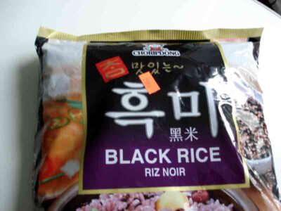 black sweet rice