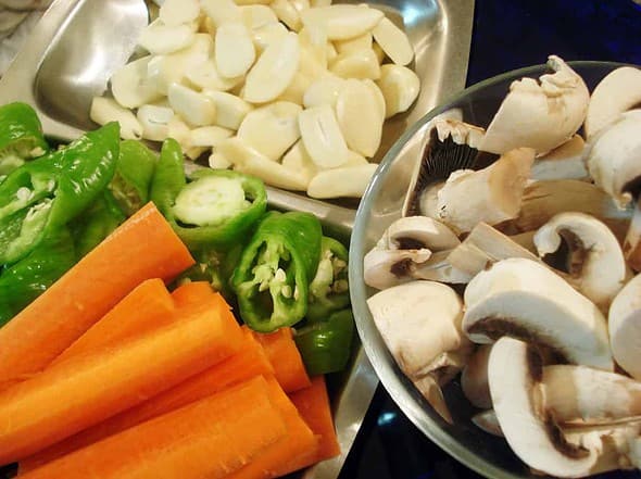 vegetables