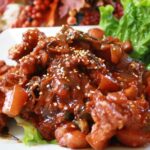 Olivia Gauthier’s spicy stir fried pork