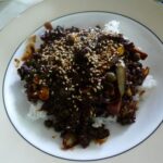 Hana Sani’s  blackbean noodles (jjajangmyeon)