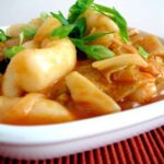 Erica’s  spicy rice cake (Ddeokbokki)
