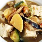 Erica’s Doenjang jjigae (soybean paste, vegetables, and tofu stew)