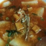 Michelle’s spicy ox bone soup (seollongtang)