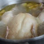 Chicken & Chicken Soup (Yeonggyebaeksuk: 영계백숙)