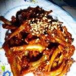 Catherine’s dried anchovy side dish