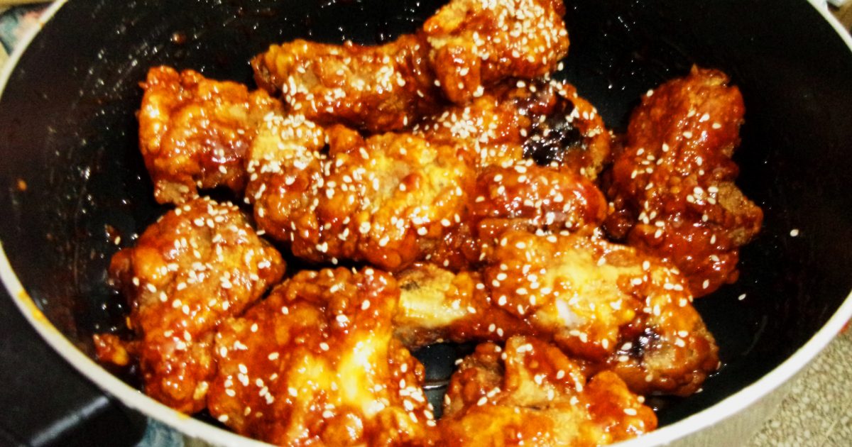 Korean food photo: Korean Fried Chicken - Maangchi.com