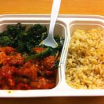 Doshirak-of-Spicy-Pork-Stir-Fry-&-Spinach-Side-Dish