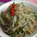 Mungbean sprouts side dish