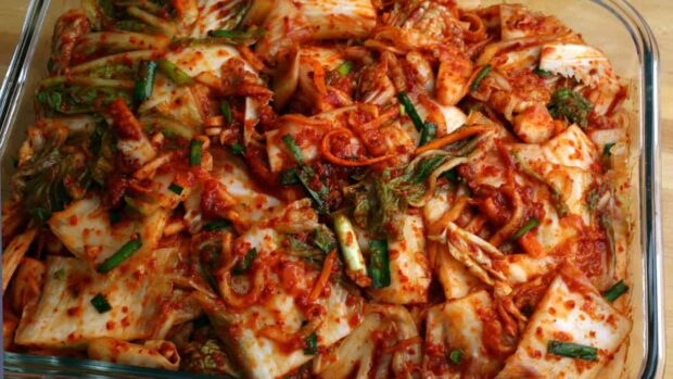 napa cabbage kimchi