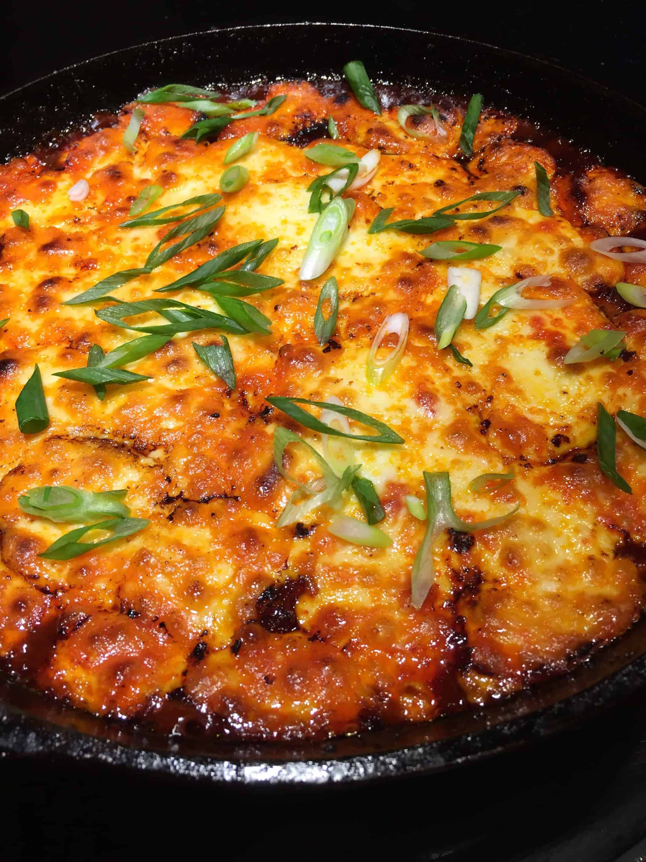 Fire Chicken With Cheese Cheese Buldak Recipe Maangchi