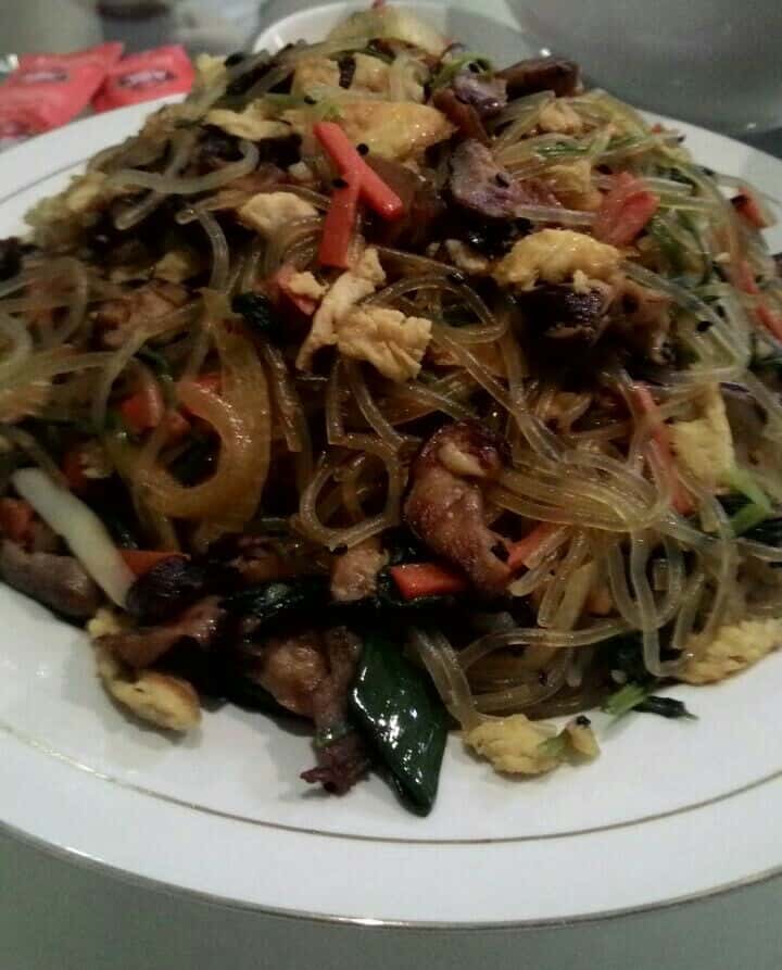 Korean food photo: Japchae on Maangchi.com