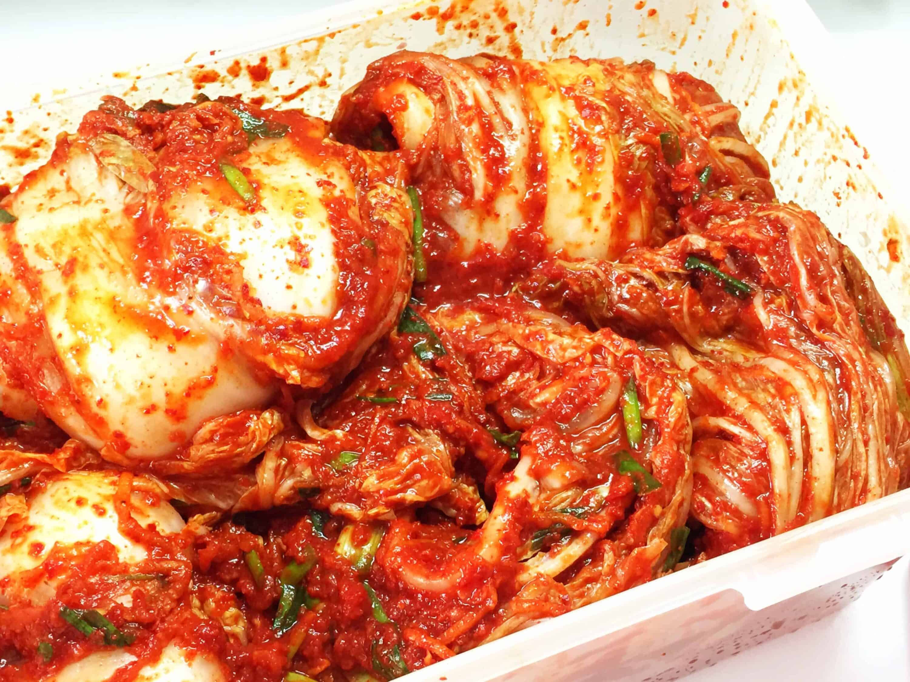 Korean food photo My First Homemade Napa Cabbage Kimchi on