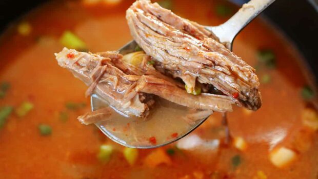 ox-bone soup