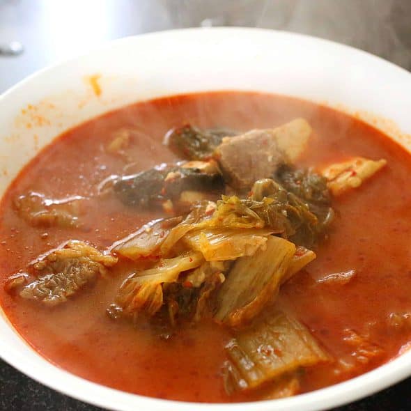 kimchi soup (kimchiguk: 김치국)