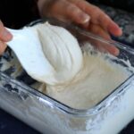 Korean-style french fries corn dog (Gamja-hotdog) batter