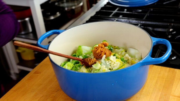 seasonings and cabbage