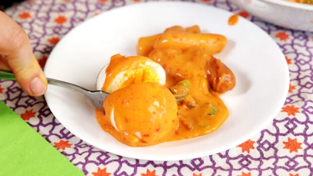 rose tteokbokki