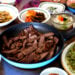 Hanwoo BBQ table setting