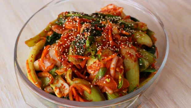 Easy bok choy kimchi