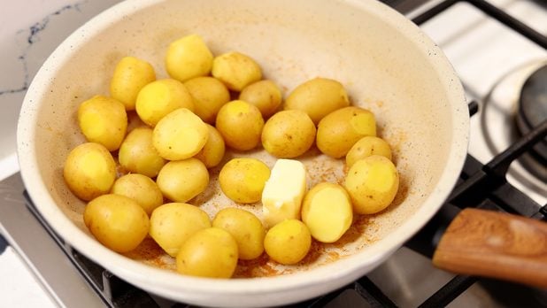 Roast Potatoes with butter