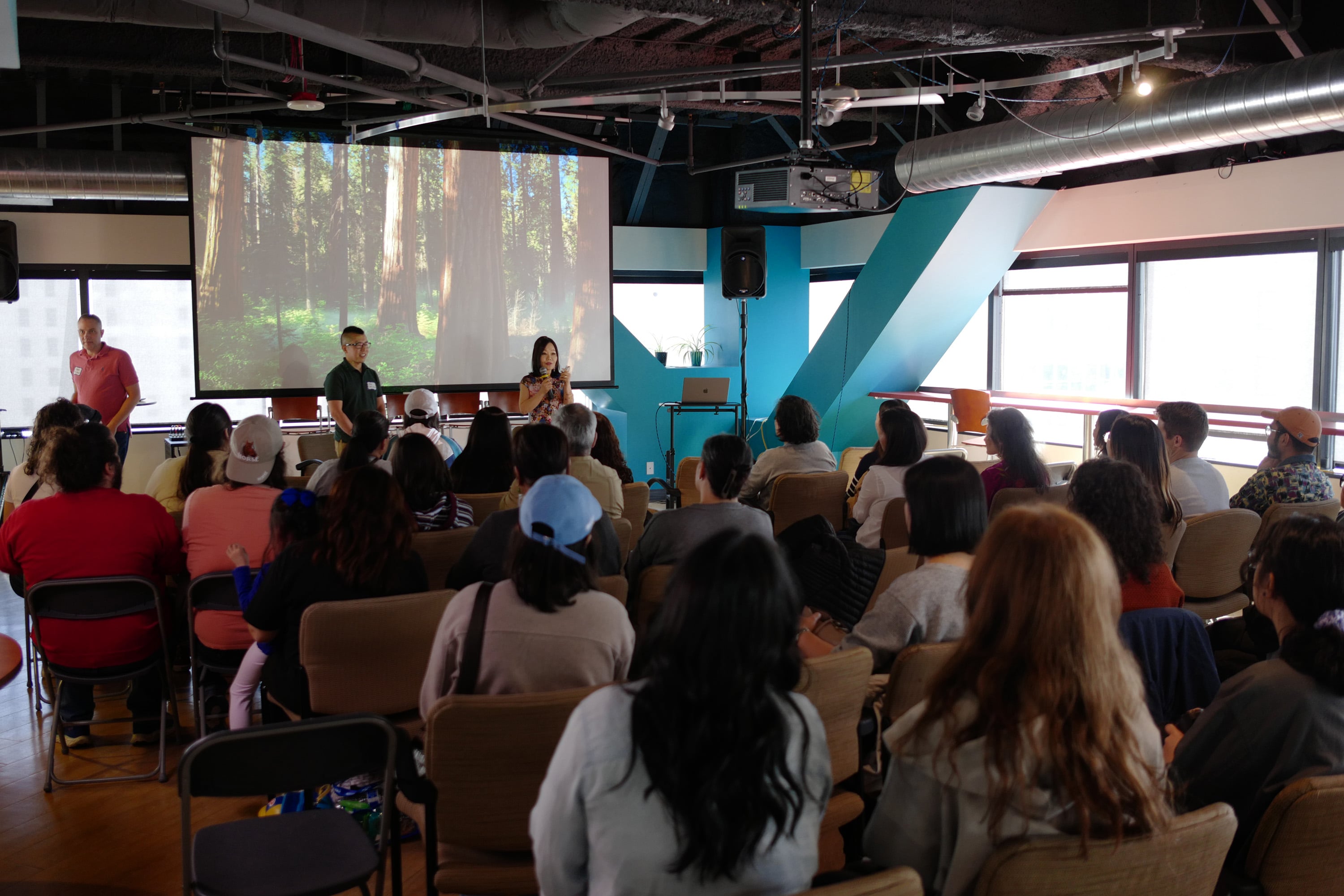 Readers gathered for a conversation at the Seattle meetup