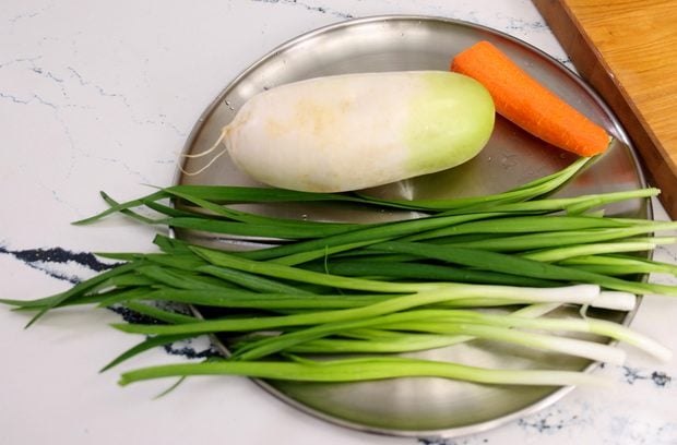 vegetables for kimchi making
