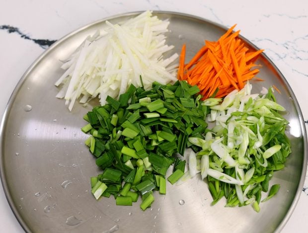 vegetables-cut-for kimchi making